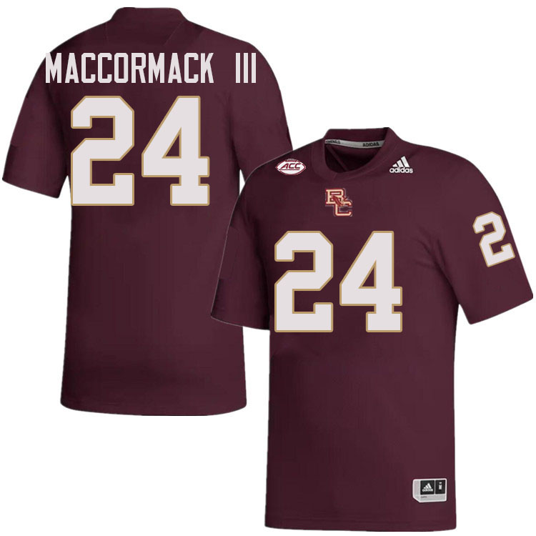 Bo MacCormack III Jersey,#24 Bo MacCormack III Boston College Eagles Football Jersey,Uniforms-Maroon